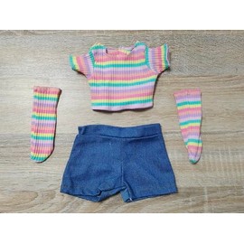 18-Inch American Doll Clothes Accessories - 6Pcs Fashion 18 Inch Doll Outfit Set for Girls Gifts, Includes 3 Dresses, Lounge Suit, Workout & Yoga Sets and Accessories for 18 Inch Dolls
