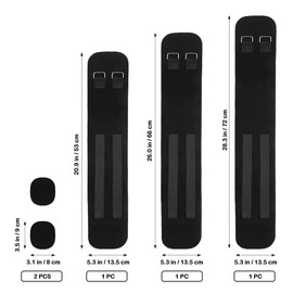 Torkstrap Legs Posture Corrector Posture Brace Multi-functional -legged Correction Belt with Knee Pads for O-type Legs X-type 3PCS