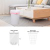 Waikas 1.2 Gallon Small Trash Bags Drawstring, Mini Garbage Bags,