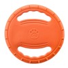 Ovewibi 1 Pack Dog Soft Flying Discs Interactive Training Toys,