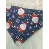 Christmas Santa's Over the Collar Dog Bandana That Slips onto