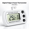 Digital Refrigerator Thermometer for Kitchen Storage – Magnetic LCD Temperature