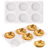 Sakolla 2 Pack Muffin Top Pans, Silicone Egg Molds for