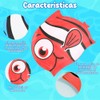 Gorros de Natación para Niños,Gorro de natación de Silicona Unisex,