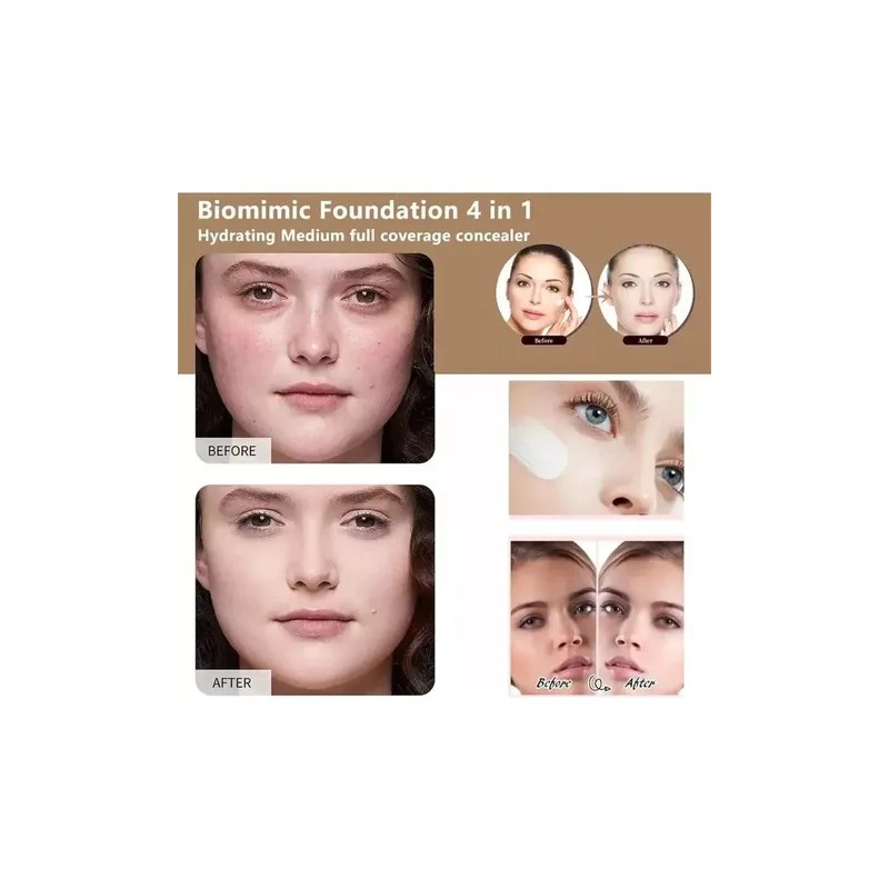 Base Hidratante 4 En 1 De Ppa Bio Foundation Que