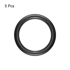 sourcing map Metric Nitrile Rubber O-Rings Seal 32 mm OD 24 mm ID 4 mm Width Pack of 5