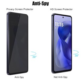 3 Pack Lens & Privacy Screen Protector for Motorola Moto G Power 5G (2025)