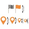 5 Set Map Location Stickers Indicator Labels Map Pointer Camping