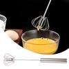 GisWell Semi-automatic whisk, semi-automatic whisk made of stainless steel, whisk