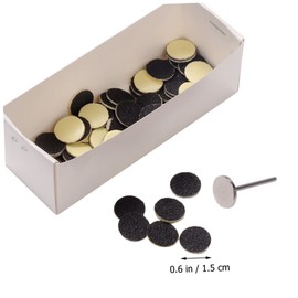 WOONEKY 1set Sanding Discs for Nail Drills Sandpaper Pads Mandrel for Callus Removal and Foot Care for Manicures and Pedicures and Easy to Use