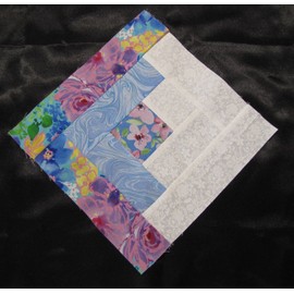 Handmade Quilt Top Kit-16 PreCut 8.5" Log Cabin Blocks-Patchwo