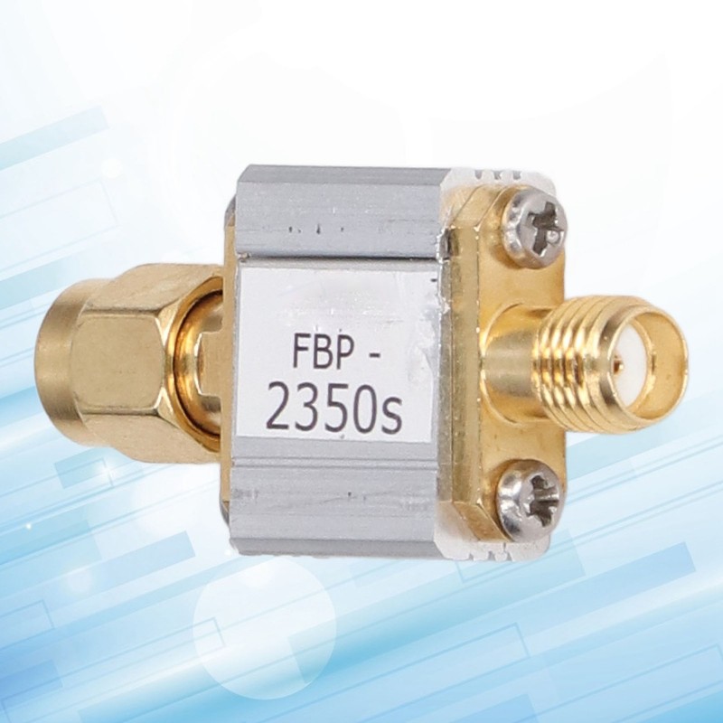 SAW Bandpass Filter Module RF Coaxial 2320~2370MHz 50MHz Bandwidth 50Ohms