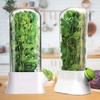SUQ 2PCS Herb Saver for Refrigerator, 27 * 13 CM,