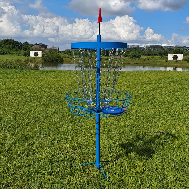 SGSPORT Disc Golf Basket with Discs | Portable Disc Golf