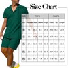 Fastkoala Men's Tracksuit Outfit Set Two Piece Button Suits Summer