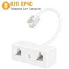 Uvital RJ11 Duplex Wall Jack Adapter Dual Phone Line Splitter,