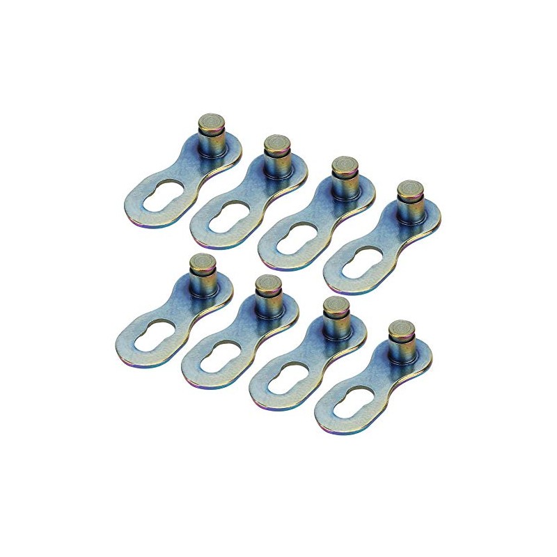 VGEBY Bicycle Chain Links, Steel, Colourful, Missing Link Connector, 12