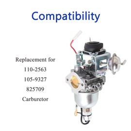 Silscvtt 825709 950 Carburetor w/Gasket Replacement for Toro Workman 110-2563 105-9327 Equipment Carb