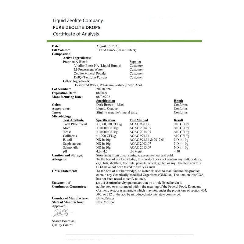 Pure Zeolite Drops Pure Zeolite Drops 3 Pack Fulvic and