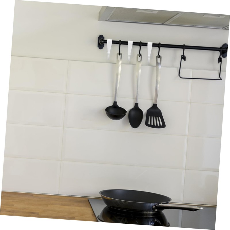 Kichvoe 6pcs Kitchen Wall Hooks Compact S Shape Plastic Hangers