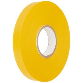 TapeCase TC76 Dry Vinyl 1/2" x 250ft Yellow (1 Roll), TC76 0.5" X 250'