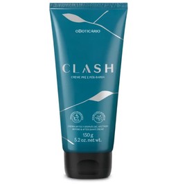 O Boticário Clash Pre & Post-Shave Cream, Elevated Dual Purpose Care for Smooth, Fresh Fragranced Skin, 5.29 Ounce (150g)