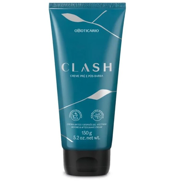 O Boticário Clash Pre & Post-Shave Cream, Elevated Dual Purpose