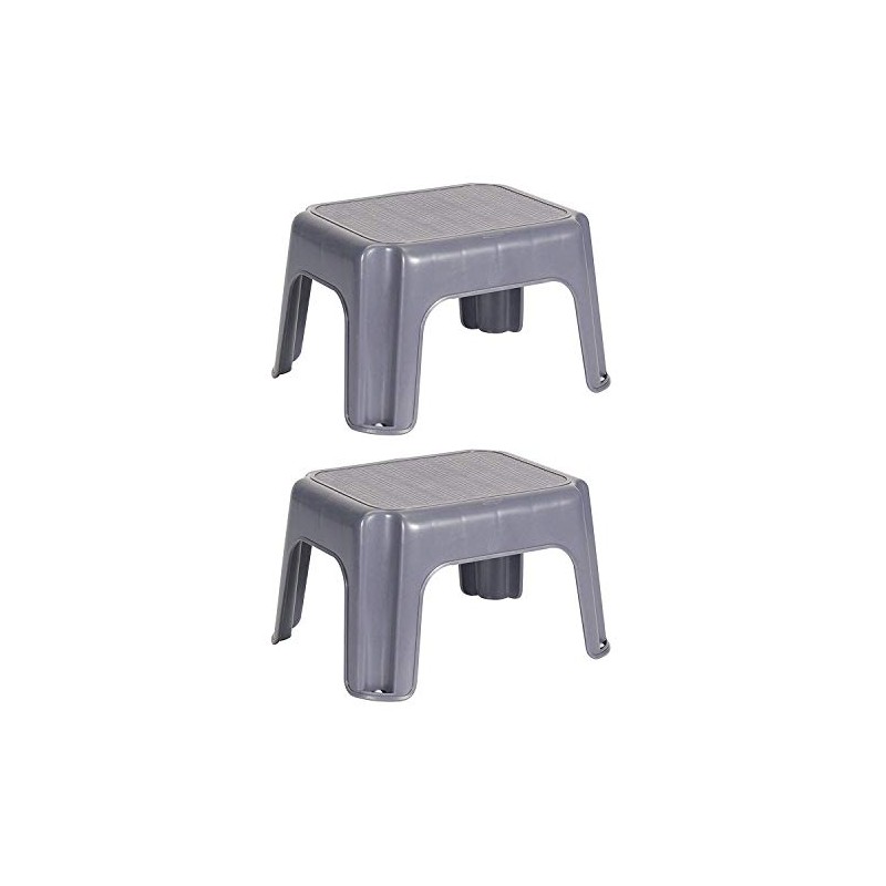 Rubbermaid Durable Plastic Roughneck Household Small Sturdy Step Stool with