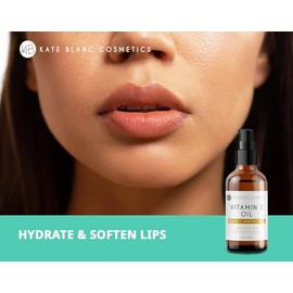 Kate Blanc Cosmetics Aceite de Vitamina E 30 ml - Antioxidante - Hidratante - Piel Suave - Hecho en USA