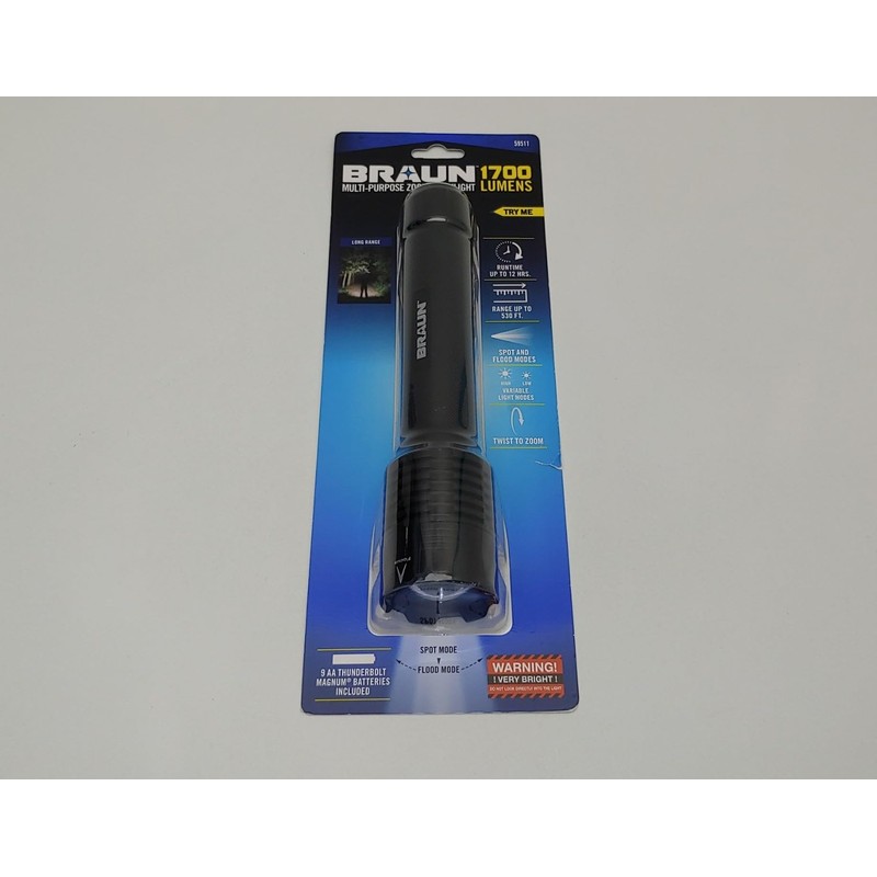 JL Missouri Parts & Misc. LED Flashlight 9X AA Battery