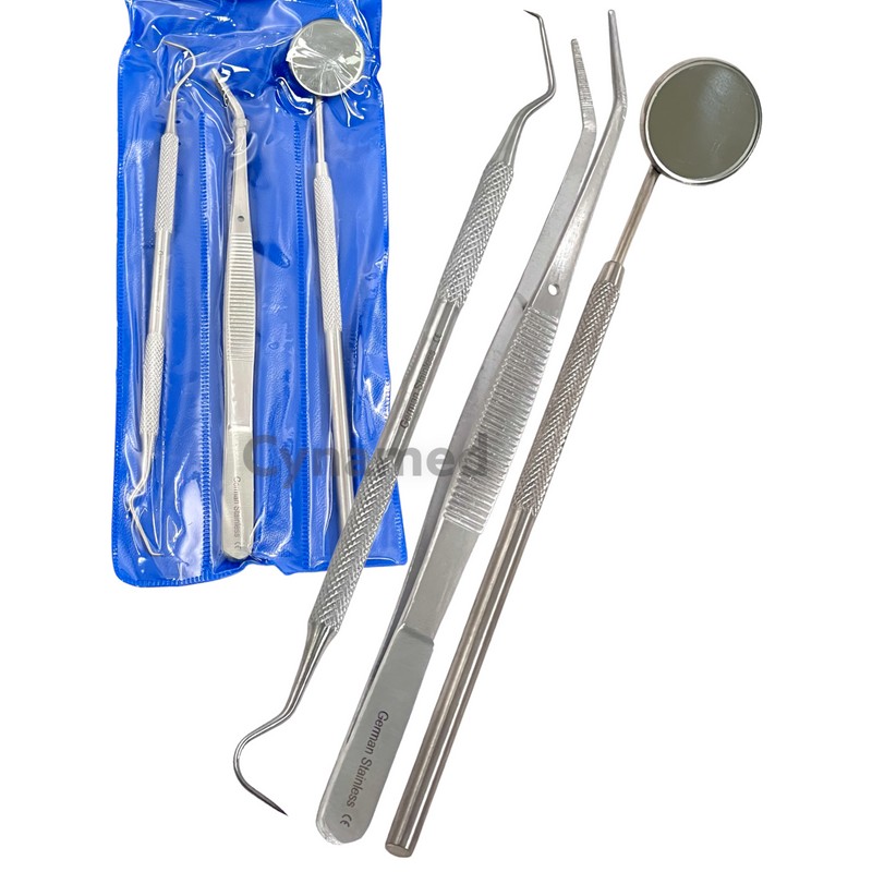 CYNAMED Professional Dental Oral Hygiene Kit 3 Tools Deep Cleaning