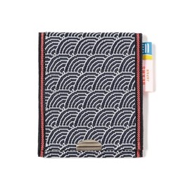 Beams Japan Takada Textile x BEAMS Japan Bespoke Folding Card & Coin Wallet Pattern 2 Seikai Wave Free