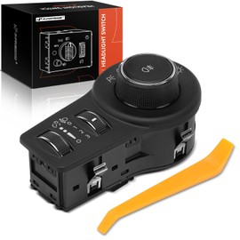 A-Premium Headlight Switch Instrument Panel Headlamp Dimmer Switch Compatible with Jeep KL Series Cherokee 2014 2015 2016 2017 2018