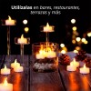 Led 24 Velas Led Ambar Parpadeantes Decoracion Fiestas Boda Xv