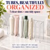 2-Pack 7-Slot Cosmetic Organizers for Makeup Storage – Clear Plastic