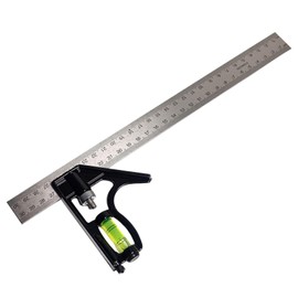 1 Piece Square Tool, Stainless Steel Measuring Tool, Multi-Function Ruler, Adjustable Measuring Ruler, Creative Woodworking Ruler, Measurement Accessories