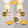 Bedside Wall Mount Light with Dimmable Switch and USB Port,