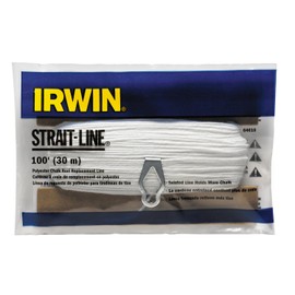 IRWIN Tools Replacement Line for STRAIT-LINE Chalk Line Reels, Polyester, 100-foot (64610)