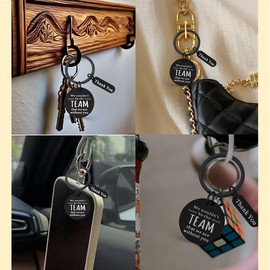 Boss Day Gifts for Women Men Coworker Thank You Gifts for Boss Team Keychains for Employees Supervisor Appreciation Gifts for Men Women Leader We Wouldn't Be The Team We Are without You Keychain