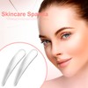 Pndeyo 2pcs Mini Metal Makeup Spatula, Reusable Cosmetic Cream Spatulas