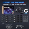 MICTUNING 8 Pods RGB LED Rock Lights, Bluetooth Underglow Car