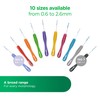 GUM TRAV-LER Professional Interdental Brushes, Bristles with Antibacterial Protection, Coated