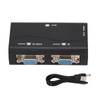 1 in 2 Out VGA Splitter, 1080P Dual Video Splitter,