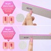 Acrylic Nail Files 80/80 Grit Reusable Coarse Square Jumbo Nail