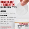 Thayers Exfoliating 2% AHA Toner Pads (60ct) - Dual-Sided Glycolic