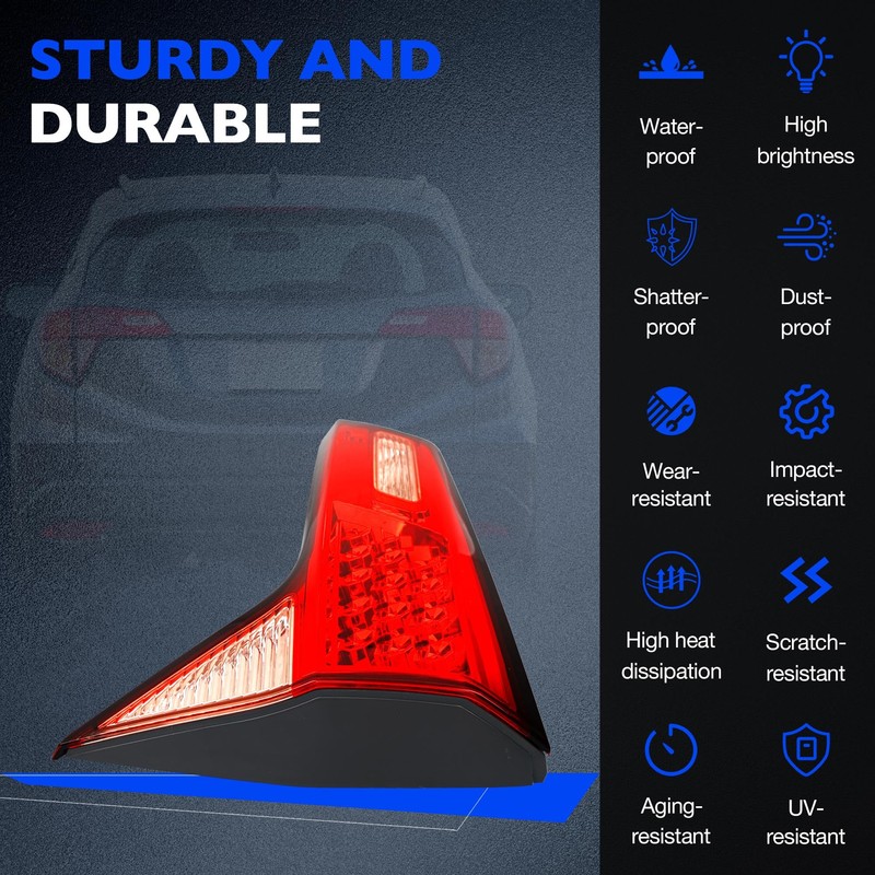 Misakomo Inner Tail Light for Honda HRV 2016 2017 2018