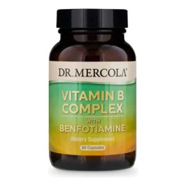 Complejo B Cápsulas Neutro Dr. Mercola Suplemento Vitamina 60 Unidades