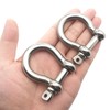 2 Pcs 3/8 Inch Screw Pin Anchor Shackle, MYYZMY 304
