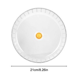 Hamster Wheel Quiet Spinner Hamster Wheel 21 cm Hamster Spinner Hamster Training Wheel Quiet Hamsters Toy Transparent Hamsters Wheel Plastic for Chinchillas Squirrel Gerbils