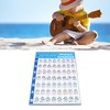 Ukulele Chord Poster Coated Paper Ukulele Chord Learning Sheet Laminated